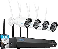 Vista 1 de REOLINK 5MP Security Camera System, 5/2.4GHz Dual-Band Wi-Fi, 16CH NVR with 1TB HDD, Expandable to 8TB, Full Metal Material Plug-in Cameras, Smart