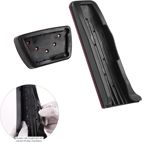 Miniatura 7 de CKE Para Toyota Camry 2024 2023 2022 2021 2020 2019 2018 para RAV4 Avalon Highlander para Lexus ES LS, accesorios de acero inoxidable para pedales