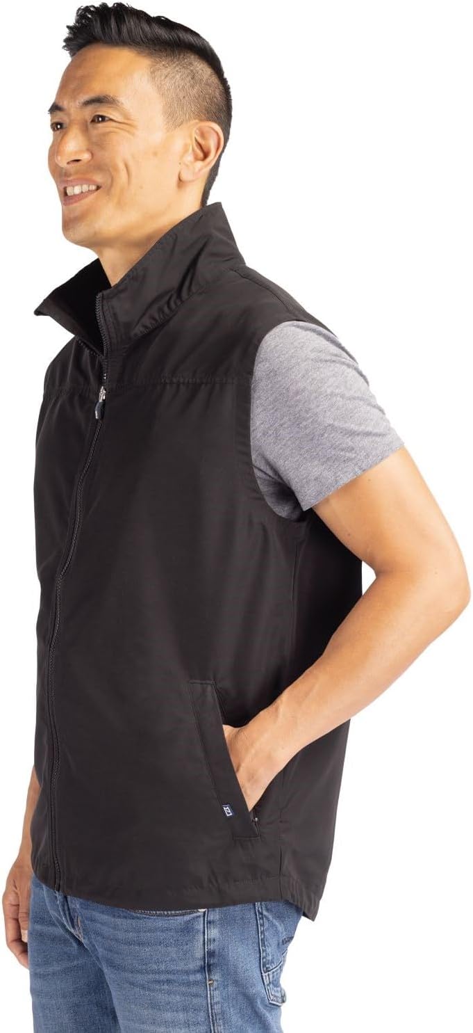 Cutter & Buck mens Charter Eco Recycled Mens Full-zip Vest - Image 3