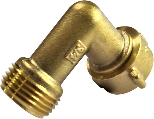 Miniatura 4 de ANPTGHT Codo de manguera de 90 grados, conectores y accesorios de manguera de agua de latón macizo, accesorios de manguera de jardín de alta