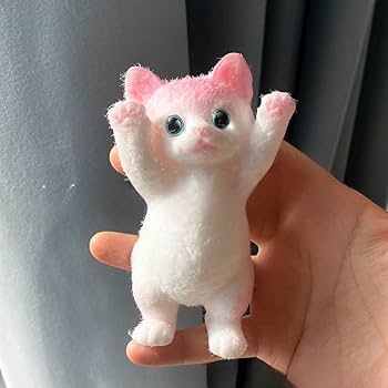 手のりぽちゃねこ ぷにぷにスクイーズ Amazon | ぽっちゃり猫スクイーズおもちゃ リアル 猫 ストレス