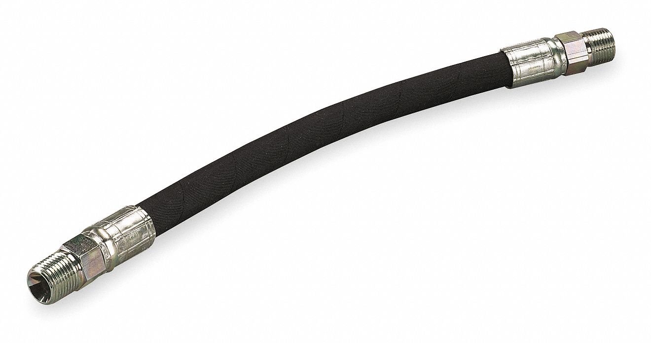 Hose Assembly, hyd, 1/2 ID x 24 In, 1/2 NPT Industrial