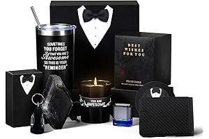 8 Pcs Premium Birthday Gift Baskets for Men