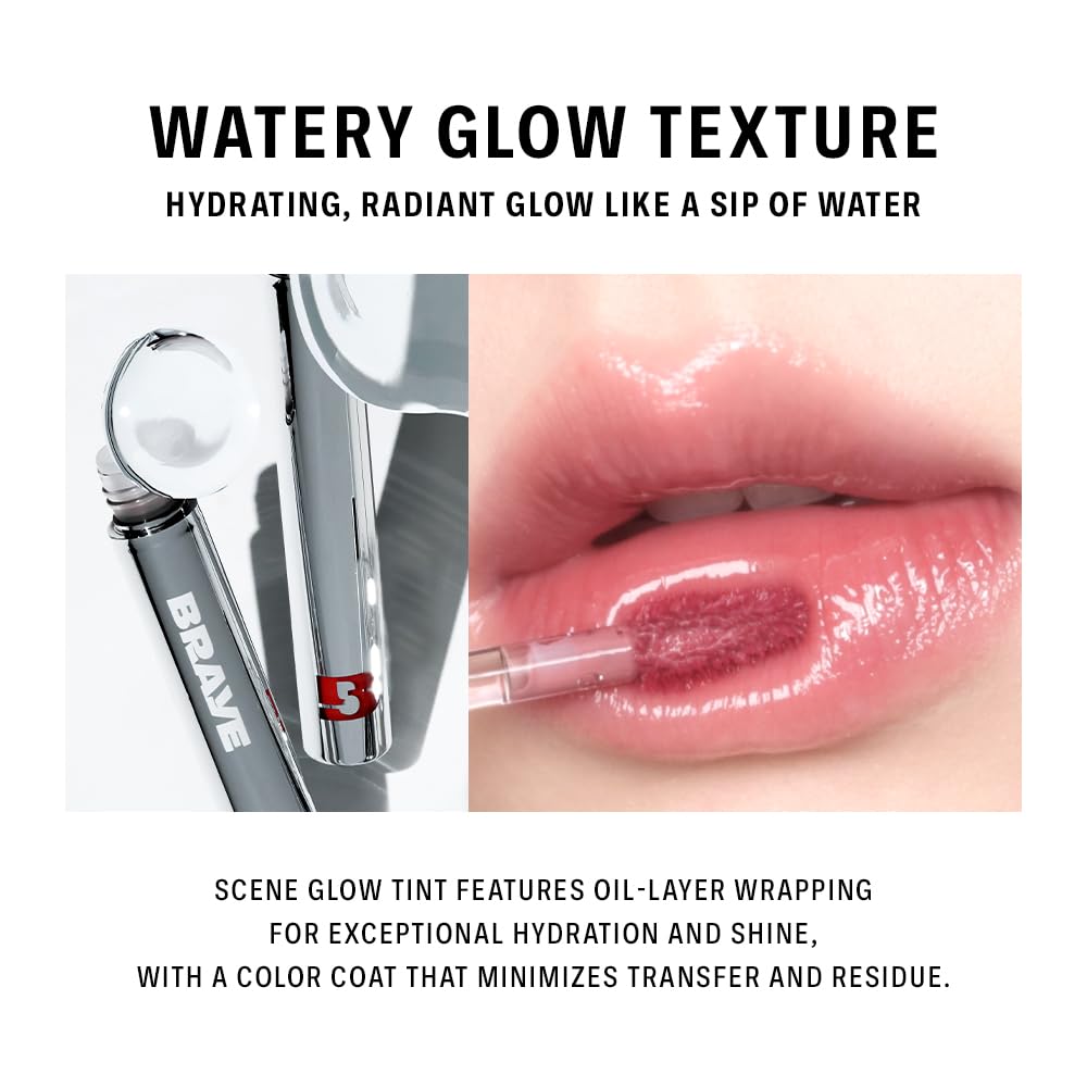 BRAYE Thin Glow Tint MINI | Effortless Pen Tint | Hydrating Water-Grip Shine | Vegan & Cruelty-Free | Long-Lasting Buildable Color l 06 OWN - Image 2