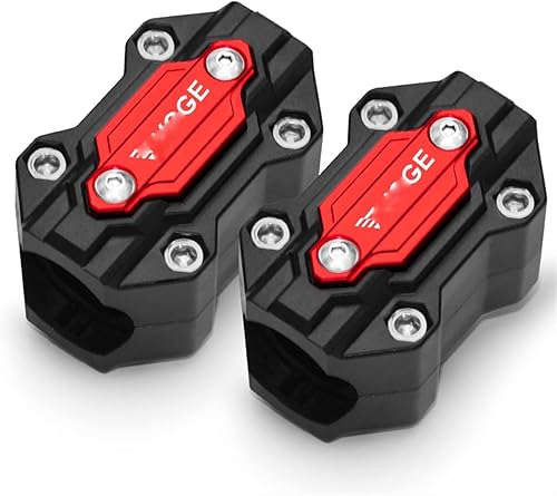 Motorcycle Engine Protection Block Bumper Protection Accessories for Loncin Vogel 500DS 500R 650DS 200AC 300AC 300R ER10 Regulator (Color  Two red)