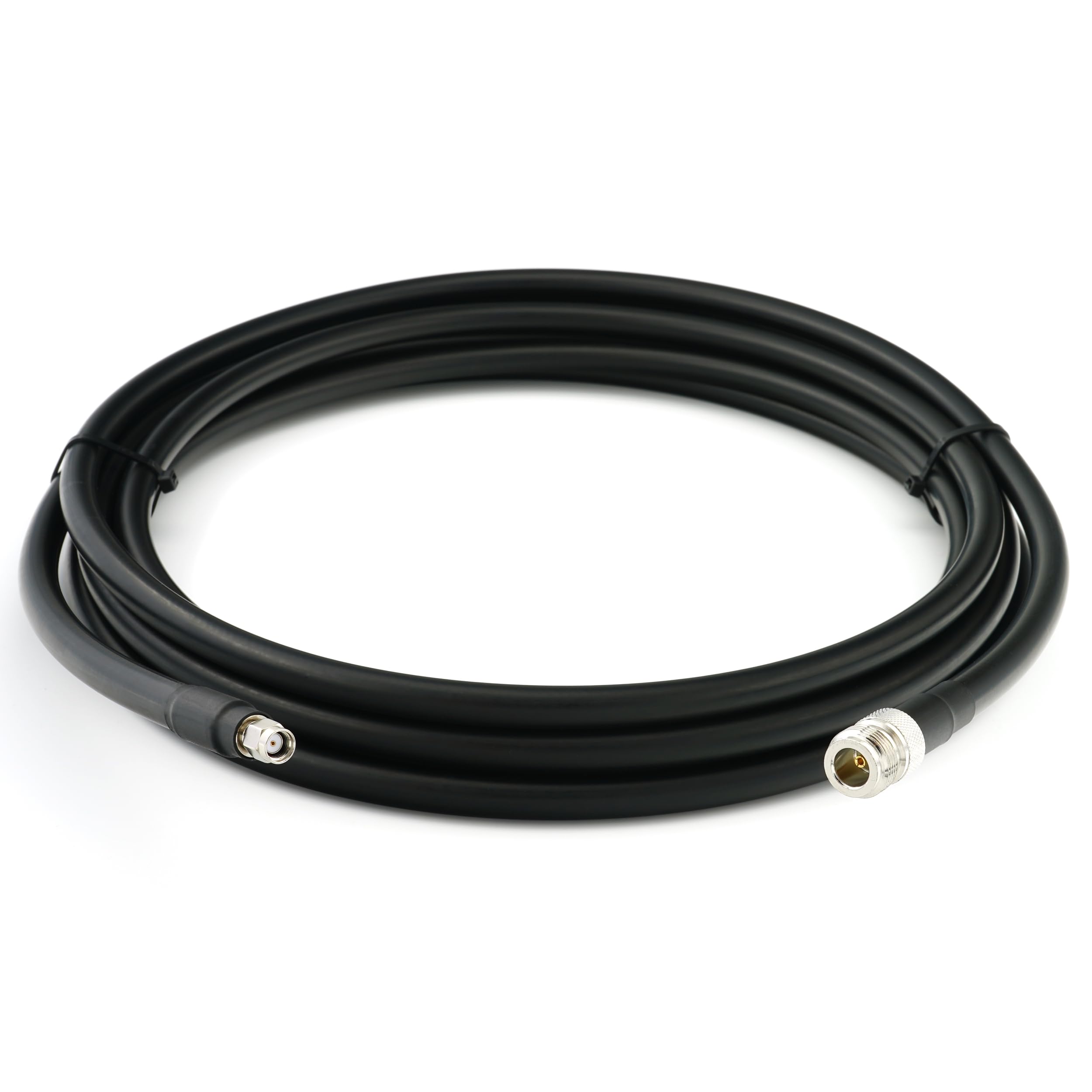 15m RP-SMA Macho a N Hembra Cable Coaxial extensor – RPSMA N Female Cable de Extensión 8D-FB Ø11.1mm Ultrabaja Pérdida – alargador para amplificador señal WIFI repetidor WIFI Router Antena