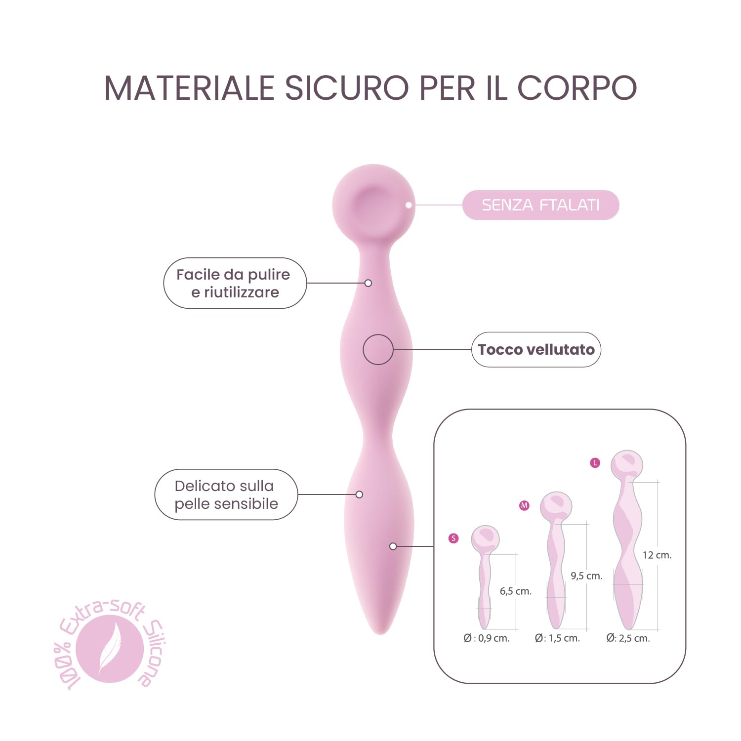 Femintimate Intimrelax – Set Dilatatori Vaginali – Allenamento Progressivo – Migliora Elasticità e Comfort Intimo