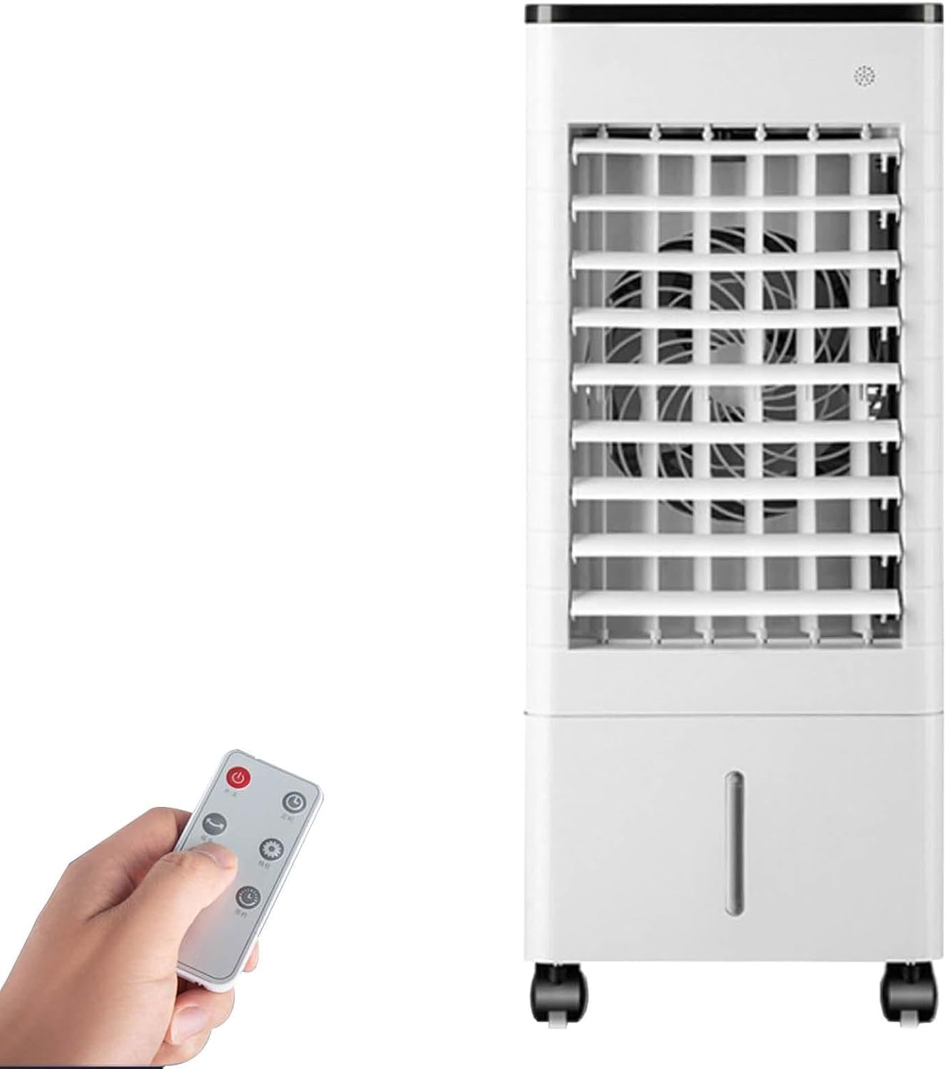 SXXAZLDP Ductless Portable Air Conditioner with 15H Timer and Smart Auto Shut-Off, 9L Water Tank, Remote Control, Easy Clean Alternative Conditioning Unit