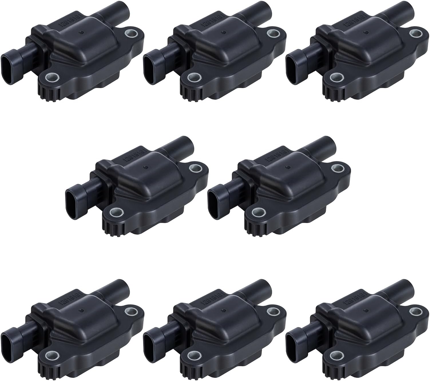 Ignition Coil Pack UF413 Replacement for Chevy 2007-13 Avalanche Silverado, for GMC Canyon 2008-13 Savana, for Buick Allure 2005-07 Rainier, for Cadillac 2009-18 CTS 5.3L 6.0L Set of 8