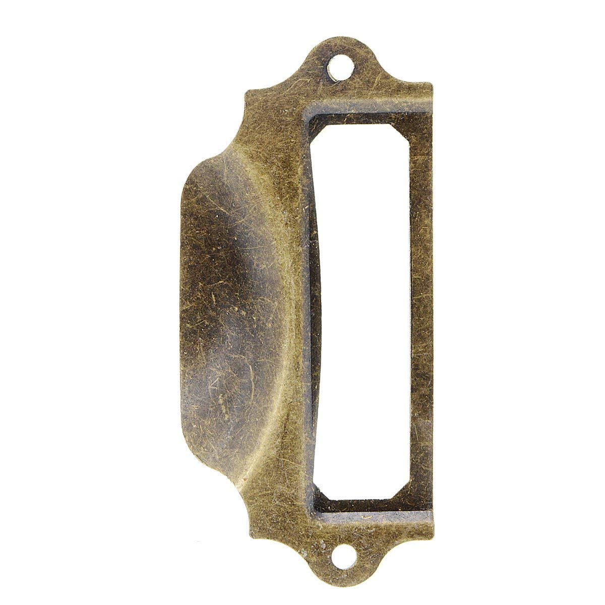Lot de 20 poignées de tiroir antiques avec vis