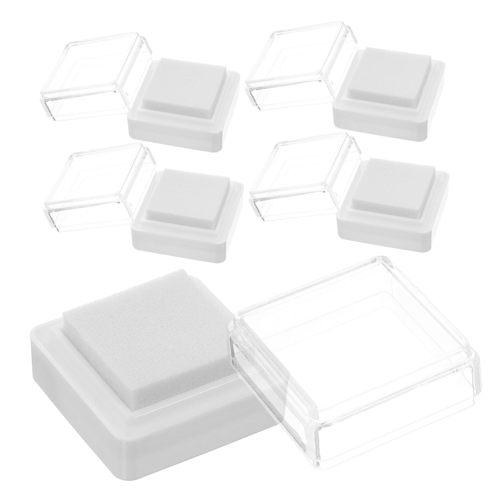 TEHAUX 25pezzi Tamponi Per Timbri Lavabili Cuscini Inchiostrati Multifunzione Per Per Decorazioni Scrapbooking e Attività Creative