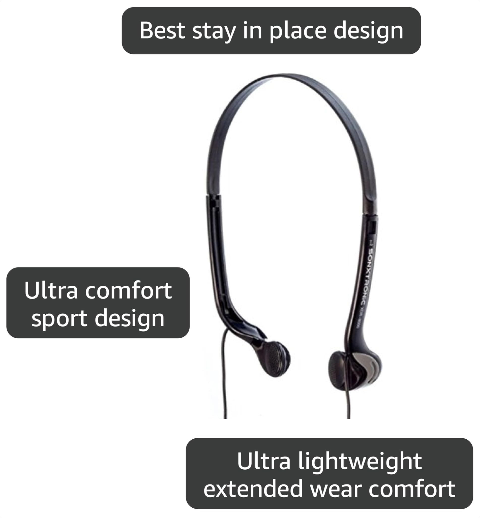 Amazon.com: SONXTRONIC Xdr-8000 Vertical in Ear Ultralight Sport