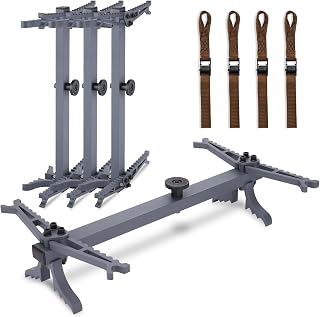 Kalkal 4-Pack Climbing Sticks for Hunting: Lightweight 6061 Aluminum, Non-Slip Steps, Strong Straps, Silent Stack Transport
