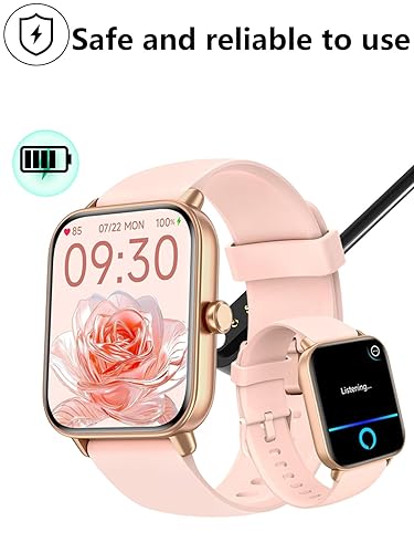 Miniatura 3 de Paquete de 2 para Gydom Fitness Tracker Smartwatch Cable de carga USB magnético, cargador de cable de 2 pines para reloj inteligente.