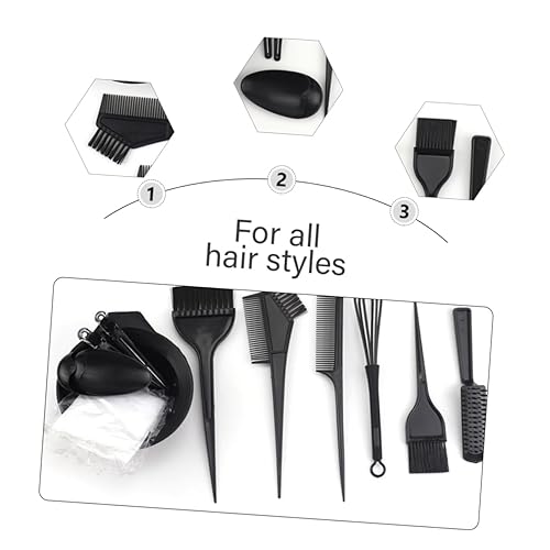 DIY Hair Dye Kit with Bowls, Brushes & Accessories