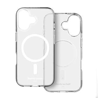 Native Union (Re Clear Case – Transparent Anti-Yellowing Case – MagSafe Compatible with Built-in Magnets – Recycled Materials – Ultra-Durable with Military Grade Drop Protection for iPhone 17 - Amazon product rated Grade A