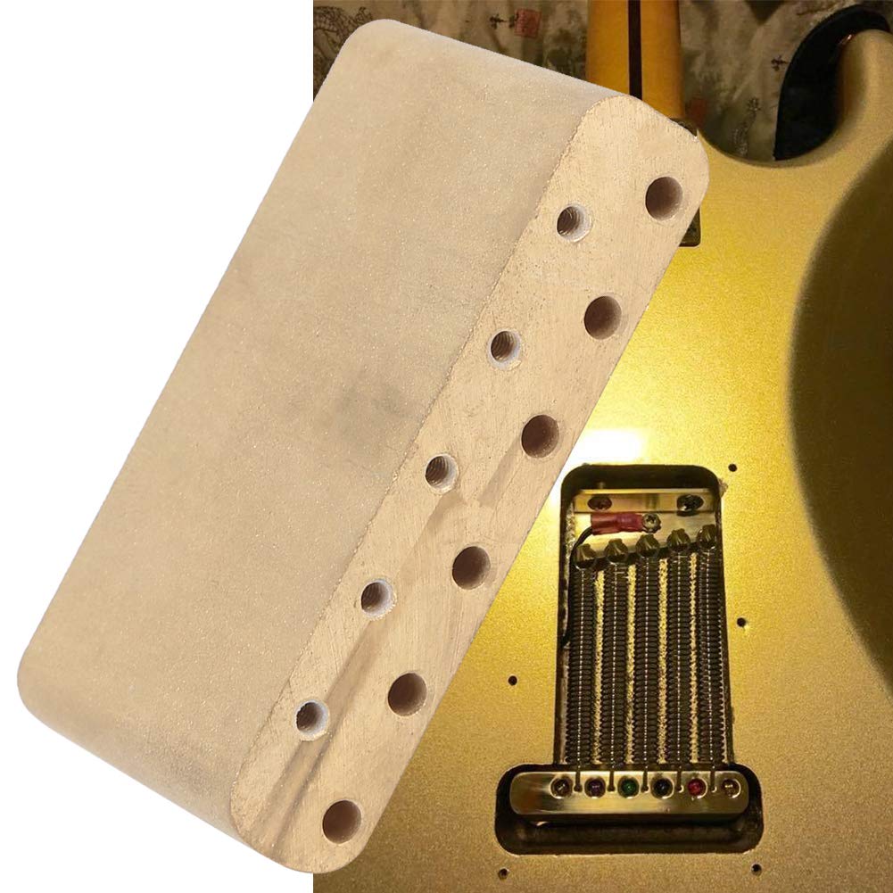 Bloque de Trémolo de Guitarra en Latón, de Puente Trémolo con Barra Whammy, Fácil Instalación para Reemplazo de Partes de Guitarra, Músicos