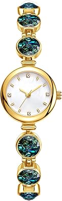 ADSBIAOYE Womens Watches Luxury Vintage Crystal Diamond Bracelet Watch Ladies Fashion Dress Quartz Wrist Watch Stainless Steel Waterproof Gift Watch