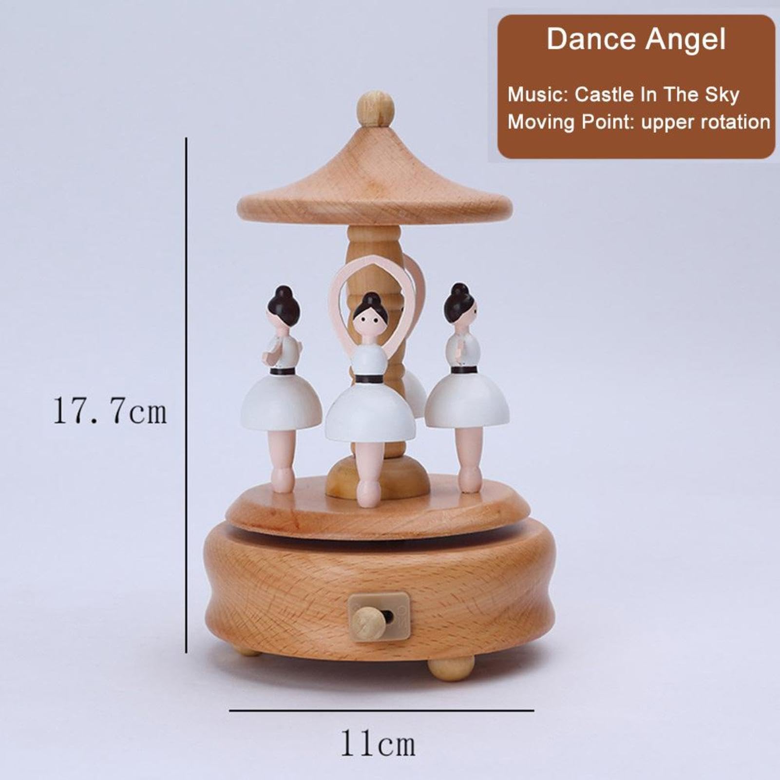 Genérico Musica di , musica per bambini, musicale da ballerina di | balletto Clockwork Castle, classica per ragazze, regalo di compleanno di Natale o decorazione da scrivania