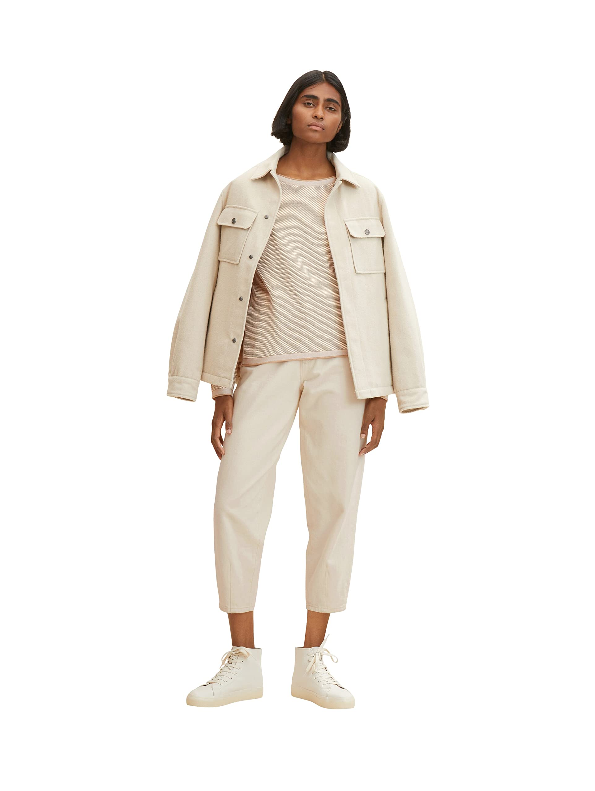 TOM Tailor 1030507 Sudadera con Detalle Fruncido Mujer (Pack de 1)
