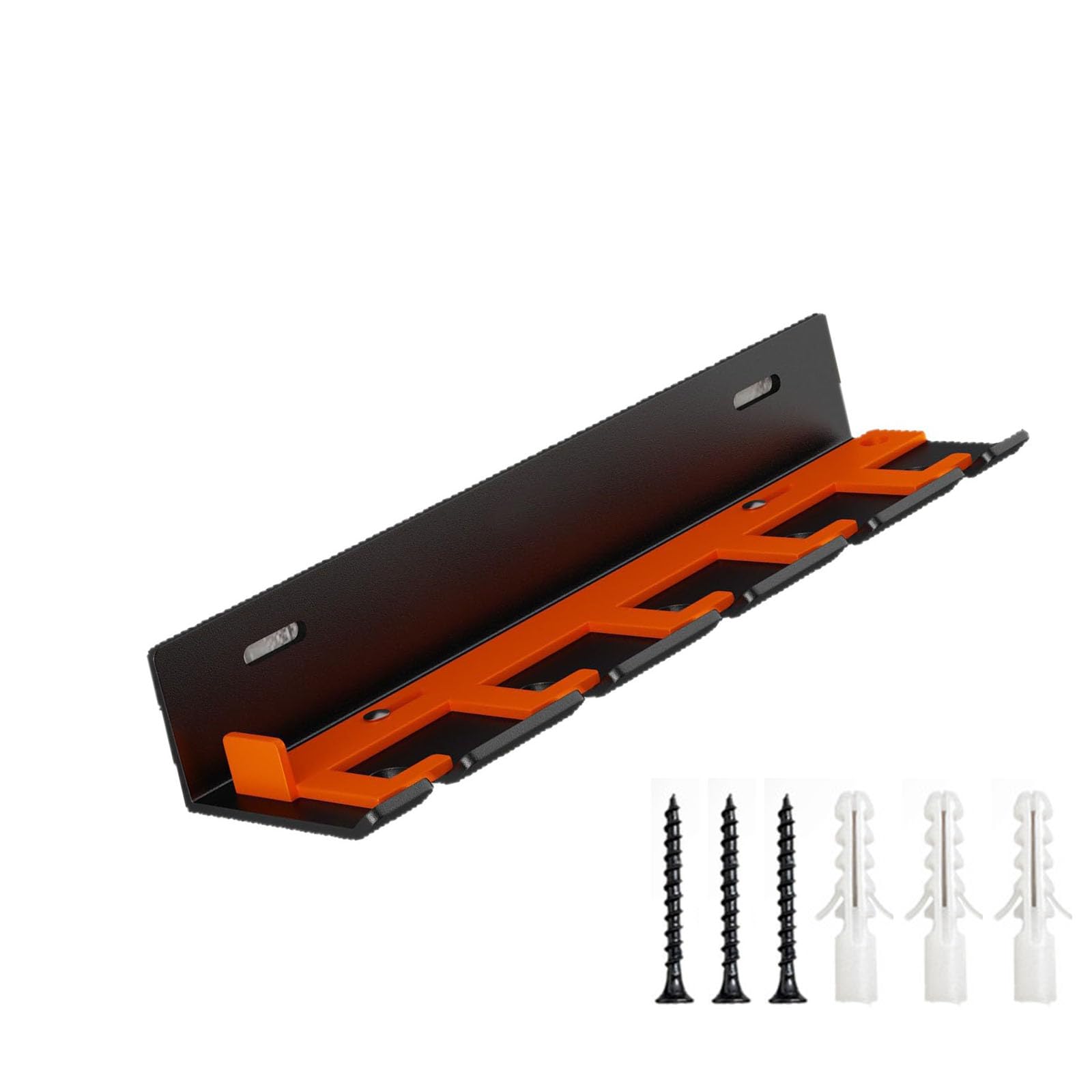 Elnwnnkc Duty Metal Pneumatic Tool Holder Wall Mounted Featuring Sliding 5 Tool Slots Secure