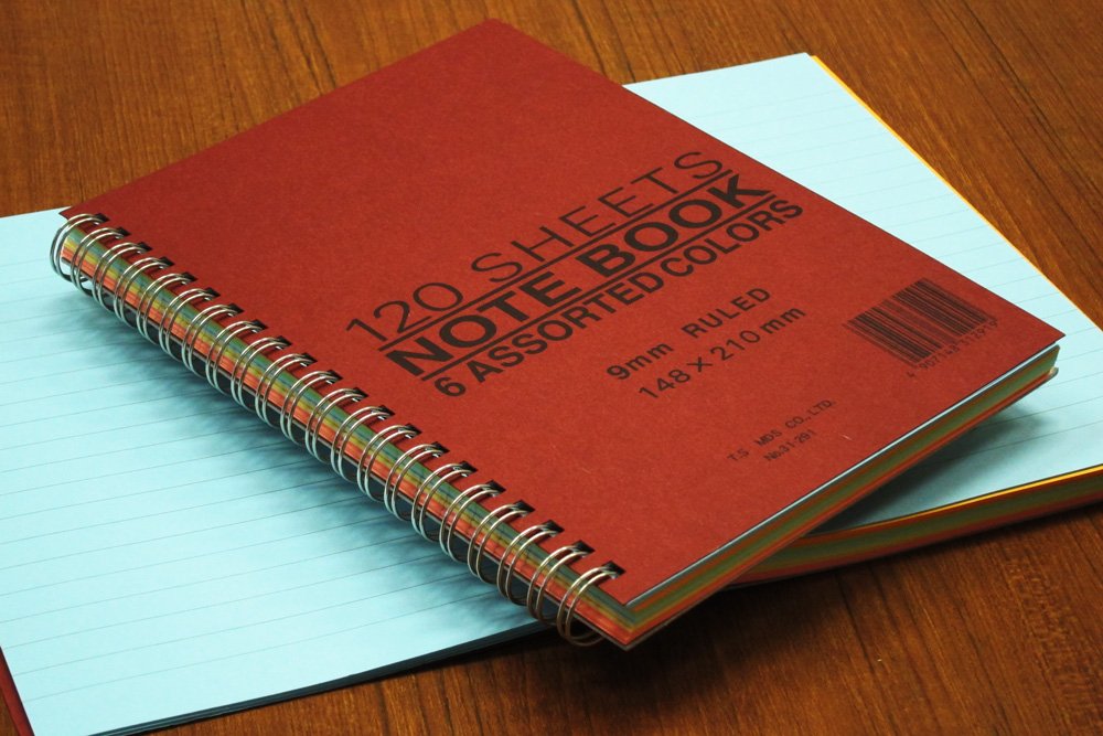 専用ノート Amazon.co.jp: エムディーエス MDS ノート A5 横罫 赤 31-291