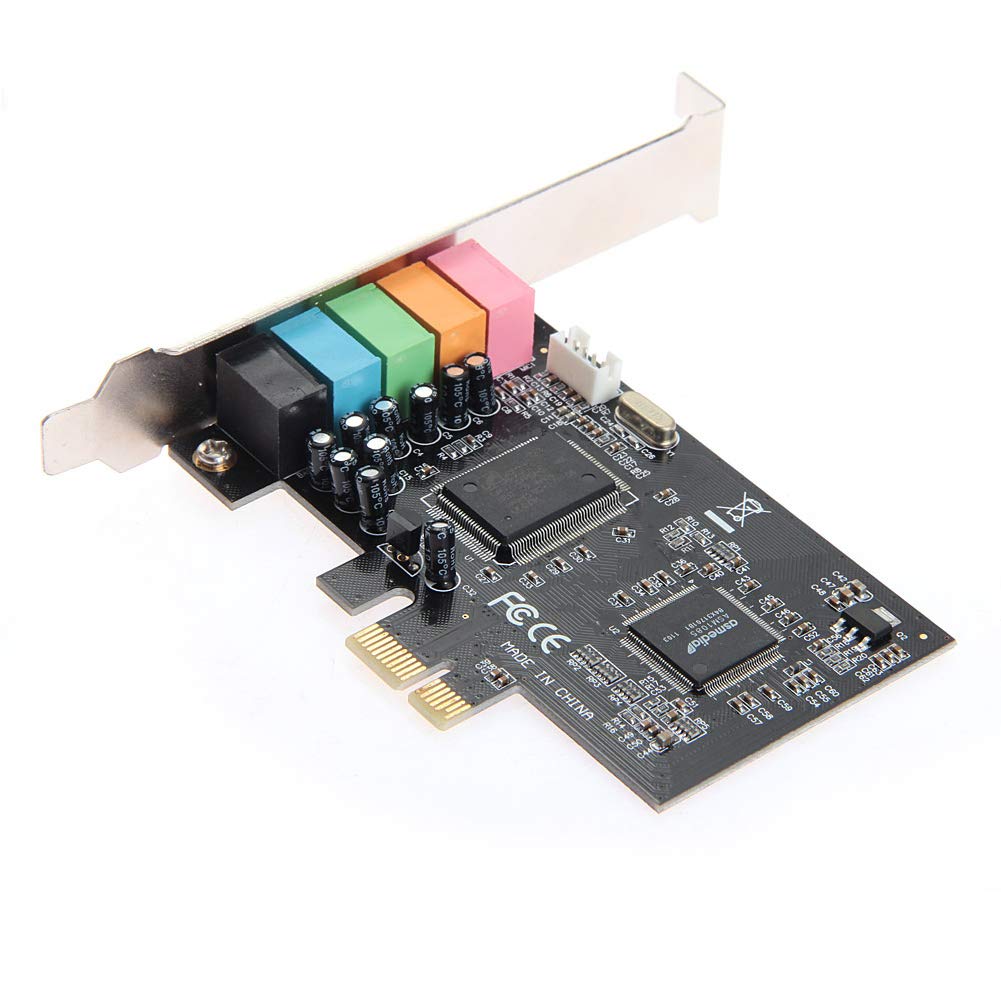 5 tarjetas de sonido de 5.1 canales, tarjeta de sonido envolvente con chip de audio CMI8738, tarjeta de sonido estéreo de escritorio de 6 canales, tarjeta de audio para WIN2000 / para XP/para