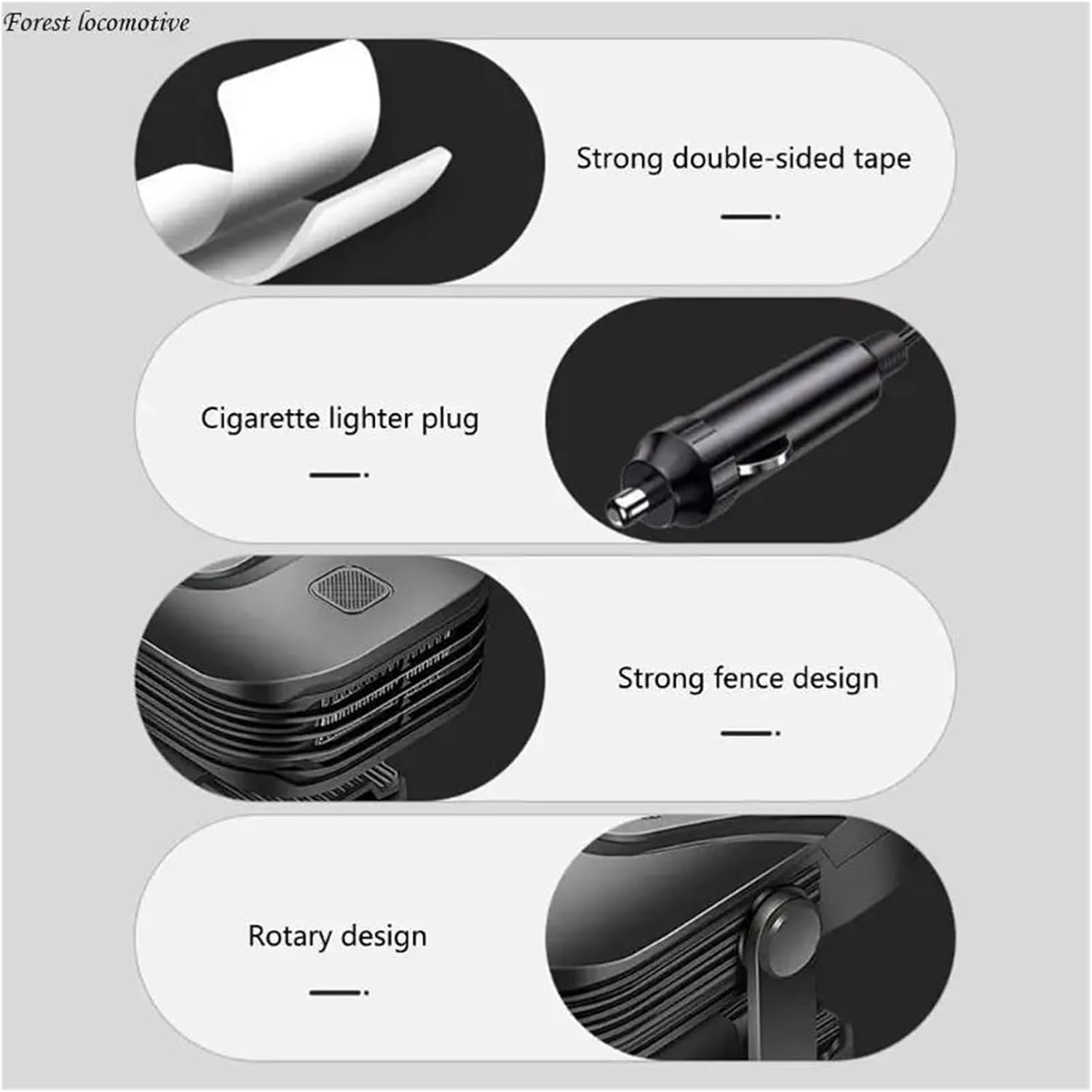 Power 150W Car Defroster Fast Heating 12V Vehicle Windshield Demister Heater for Cold Winter Day 32GB(Yellow)