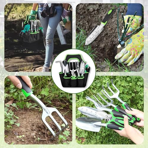Set de Jardinería Pesado de 9 Piezas con Bolsa miniatura 7