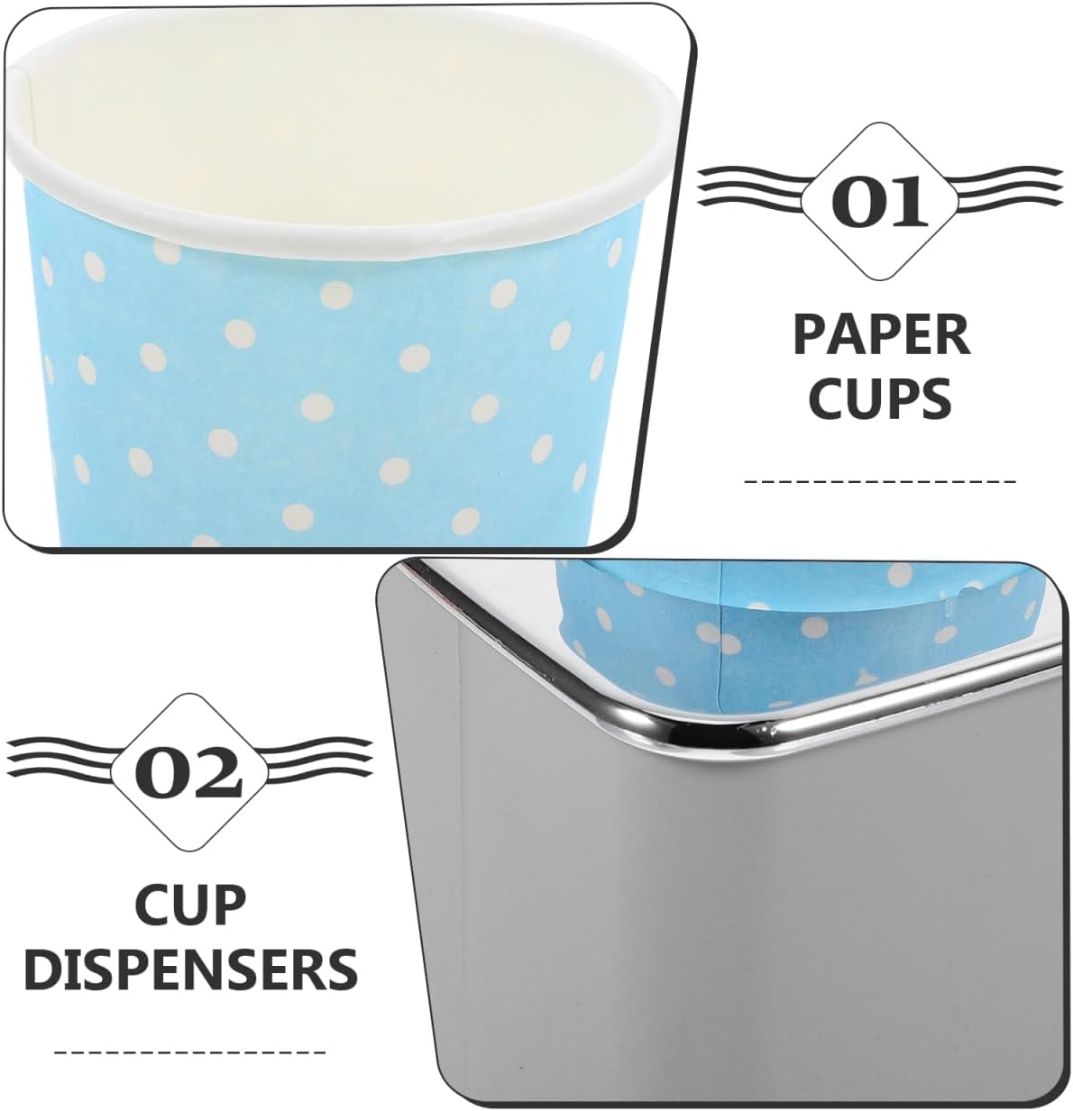 Cabilock Bathroom Cup Dispenser, Pull Type Water Cup Holder
