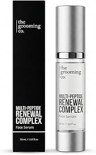 The Grooming Co. Multi-Peptide Renewal Complex Face Serum | Anti-Aging & Brightening | 7% THD Ascorbate (Vit C), 6% Peptid... Price In India