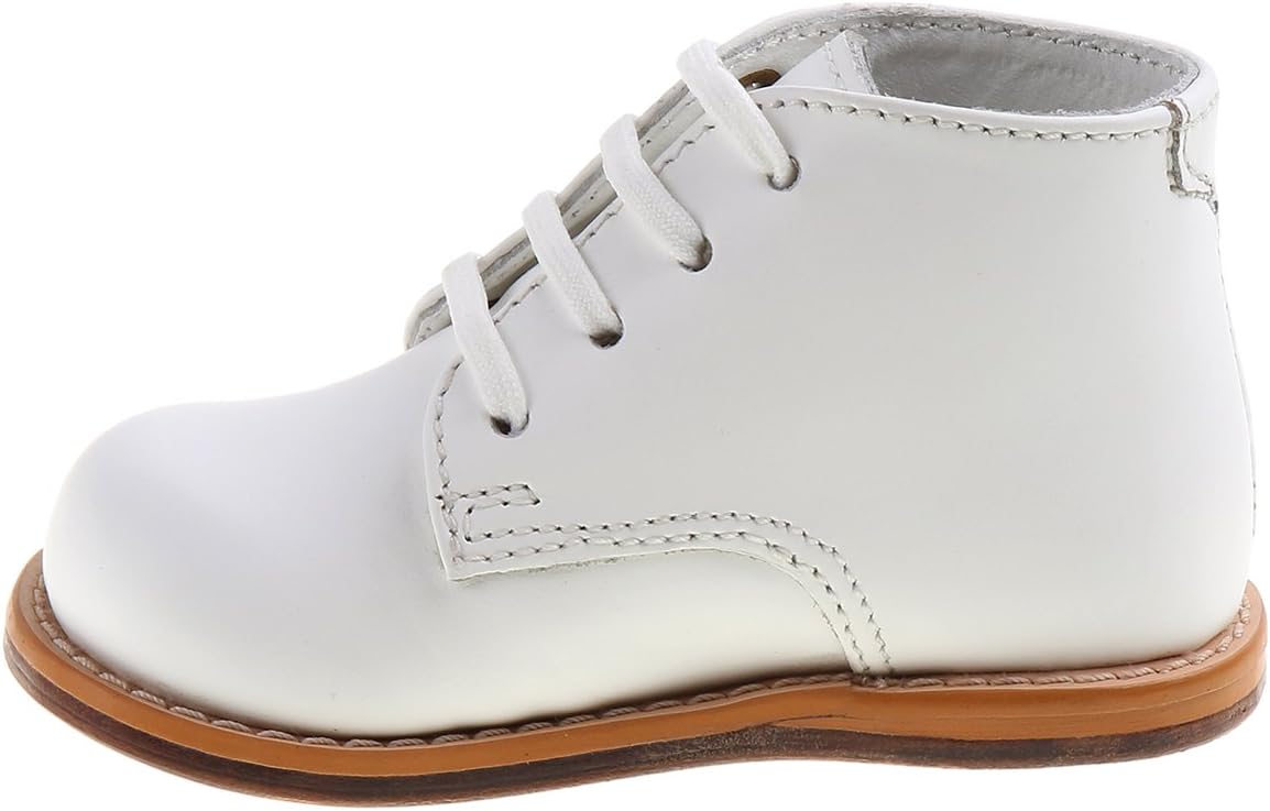 Unisex Josmo, Leather Walking Shoe - Infant & Toddler White 2 3W
