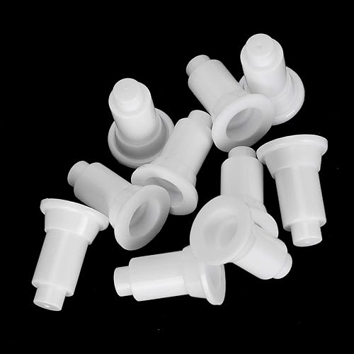 Miniatura 9 de TOPINCN 100 pies de soporte para tabla de aislamiento, tabla de aislamiento de pecera, pies de apoyo para divisor de acuario (blanco)