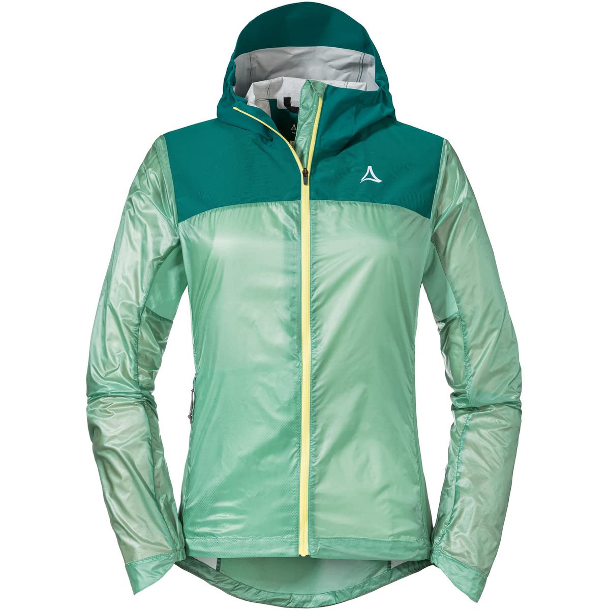Schöffel Women's Hybrid JKT Flow Trail L Jacket, Matcha Mint, 34 (EU)