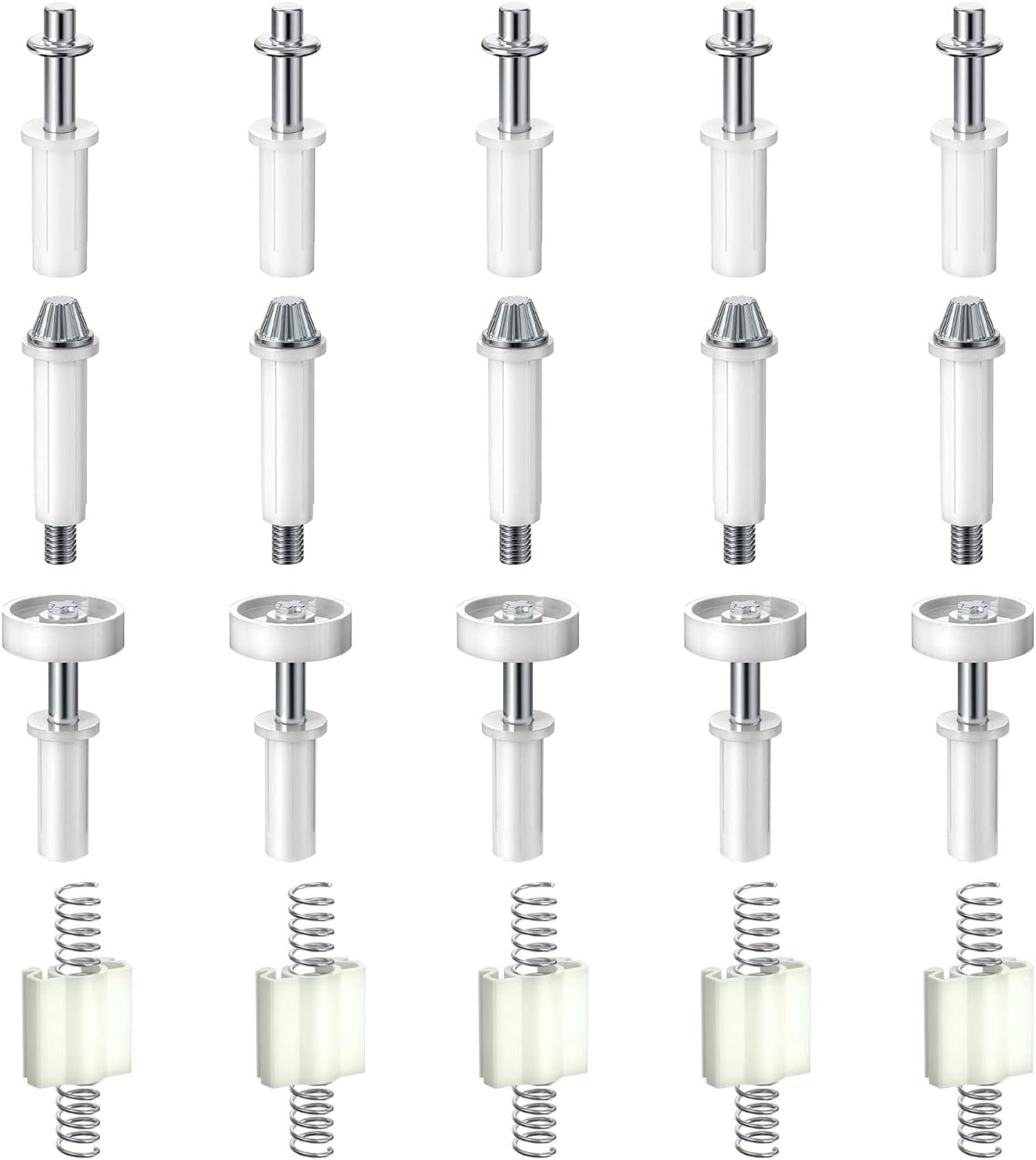 20pcs Bifold Door Hardware Repair Kit, Suitable for 1 inch to 13/8