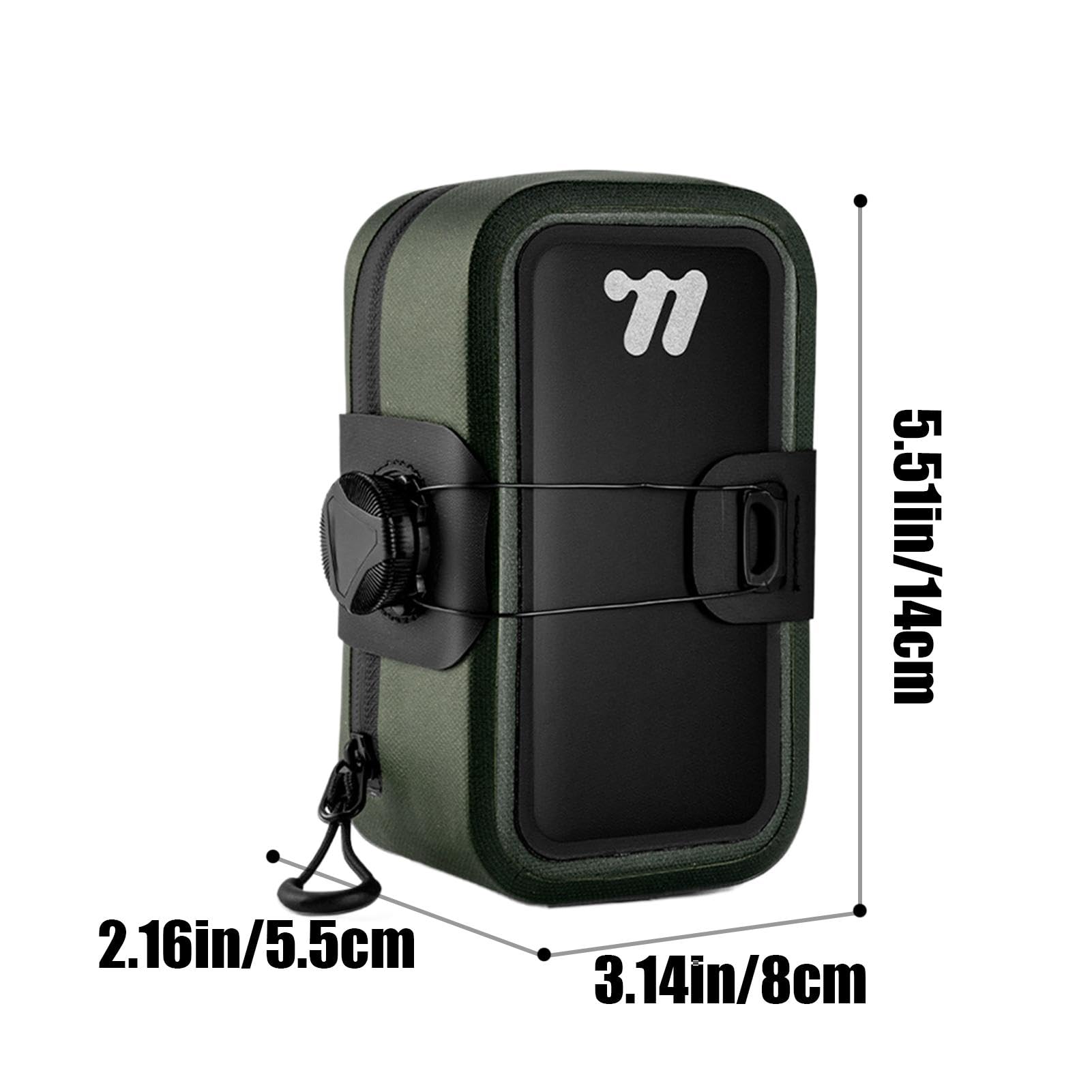 Sacoche De Selle Vélo Sous Siège – 0,5 L, TPU Imperméable, Fixation Rapide, Antidérive
