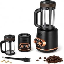 Coffee Roaster Machine, 300g, Hot Air Roasting, Auto Cooling