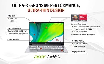 Amazon.com : Acer Swift 3 Thin & Light Laptop, 14