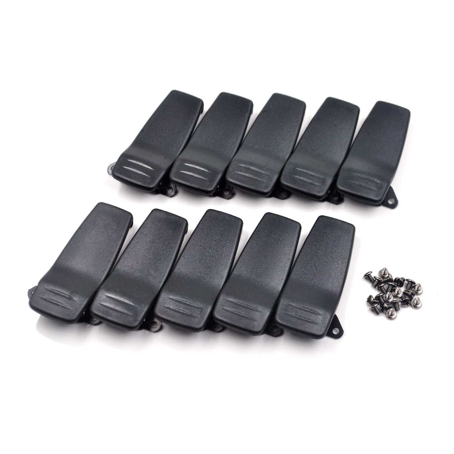 Szcmawo(10-Pack) BP-209 BP-210 BP-222 Belt Clip for ICOM IC-V8 IC-V81 IC-V82 IC-U82 IC-A6 IC-F11 IC-F12 IC-F30GT IC-F30GS IC-F31GT IC-F31GS IC-F40GT Radio
