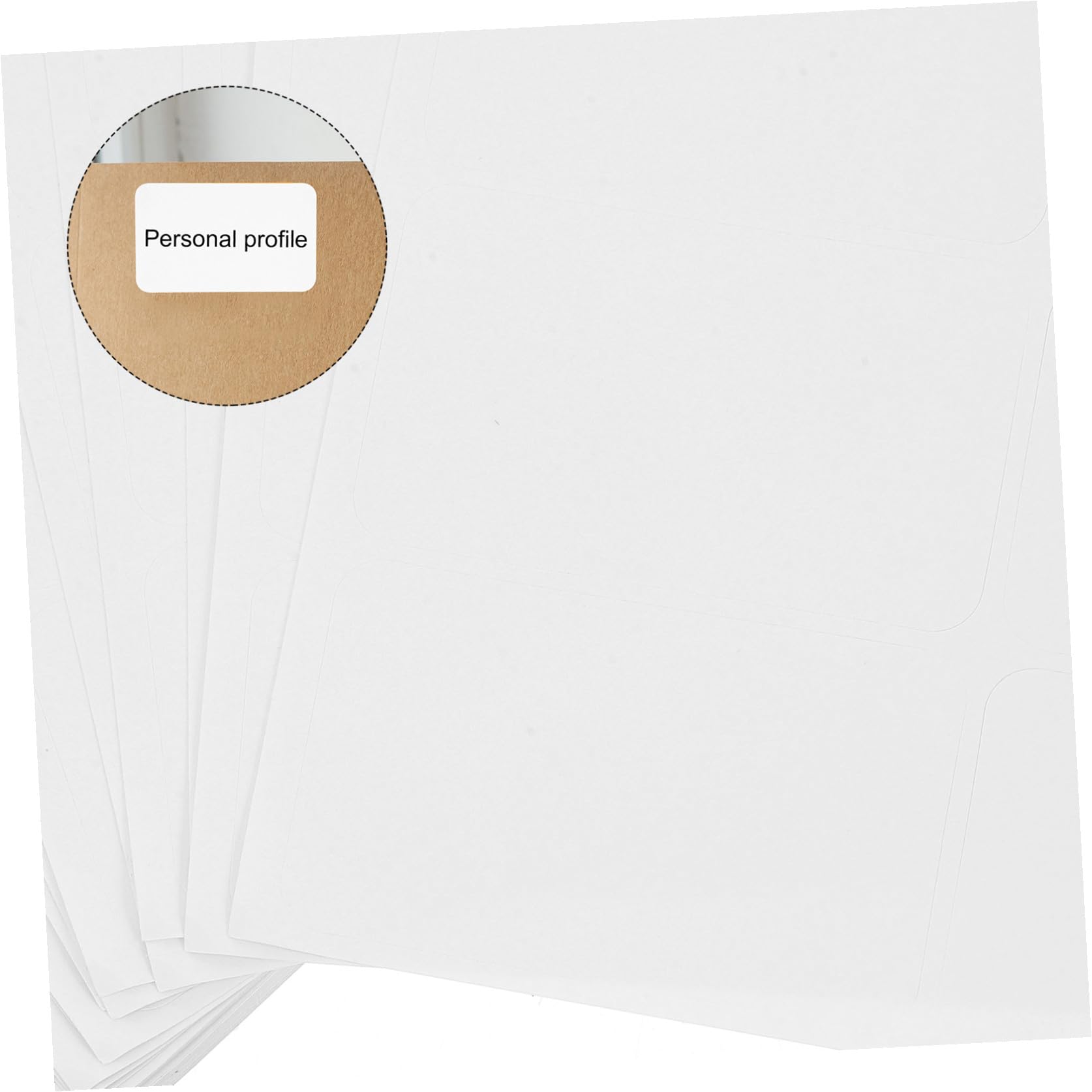 Etichette Adesive Piccole in Carta Bianca A4 100 Fogli 21 Etichette per Foglio Adesione Forte e Precisa per Ufficio e Logistica