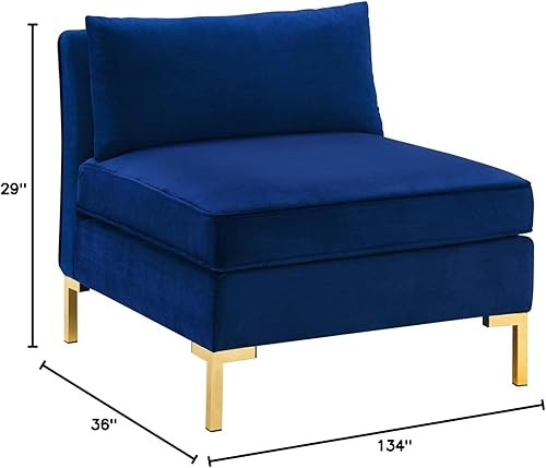 Miniatura 7 de Modway Ardent Performance - Sofá biplaza de terciopelo, color gris