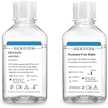 EDTA Buffer, 500ml, 8.0pH & Ultra Pure Water, 500ml Nuclease Free Water Molecular Biology Grade