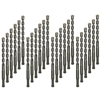 VALYRIANTOOL 24-Pack 1/2 Inch x 10 Inch SDS Plus Rotary Hammer Drill Bits Set, Carbide Tipped for Brick, Masonry, Stone and Concrete