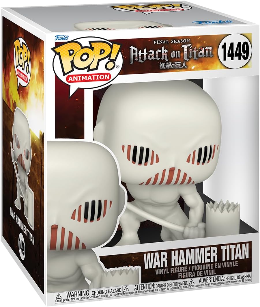 POP! Super: AoT - War Hammer Titan - Attack on Titan - Collectable Vinyl Figure - Gift Idea - Official Merchandise - Toys for Kids & Adults - Anime Fans - Model Figure for Collectors