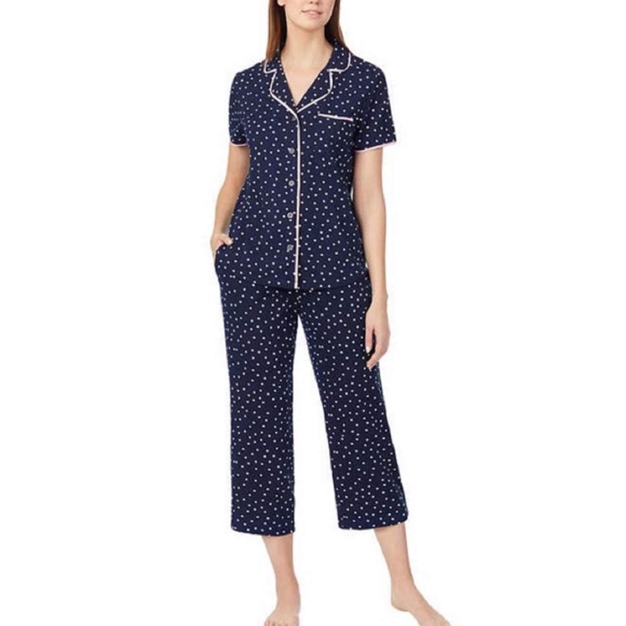 Jane and Bleecker Ladies' Capri PJ Set (Navy, Medium)