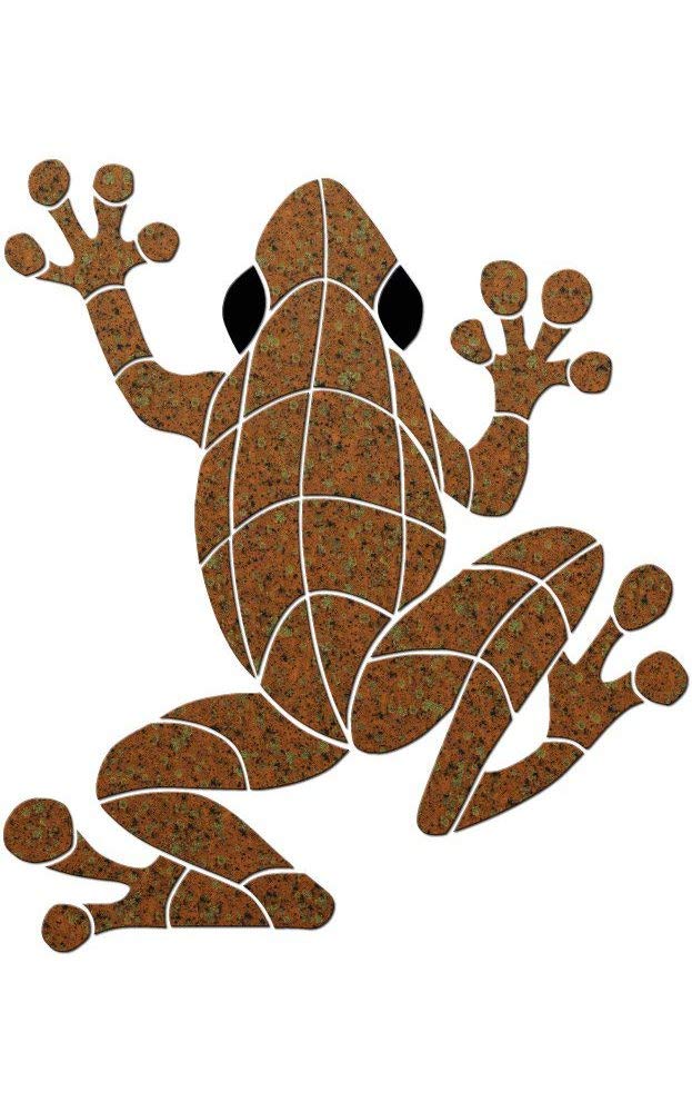 Large Frog Ceramic Swimming Pool Mosaic (24