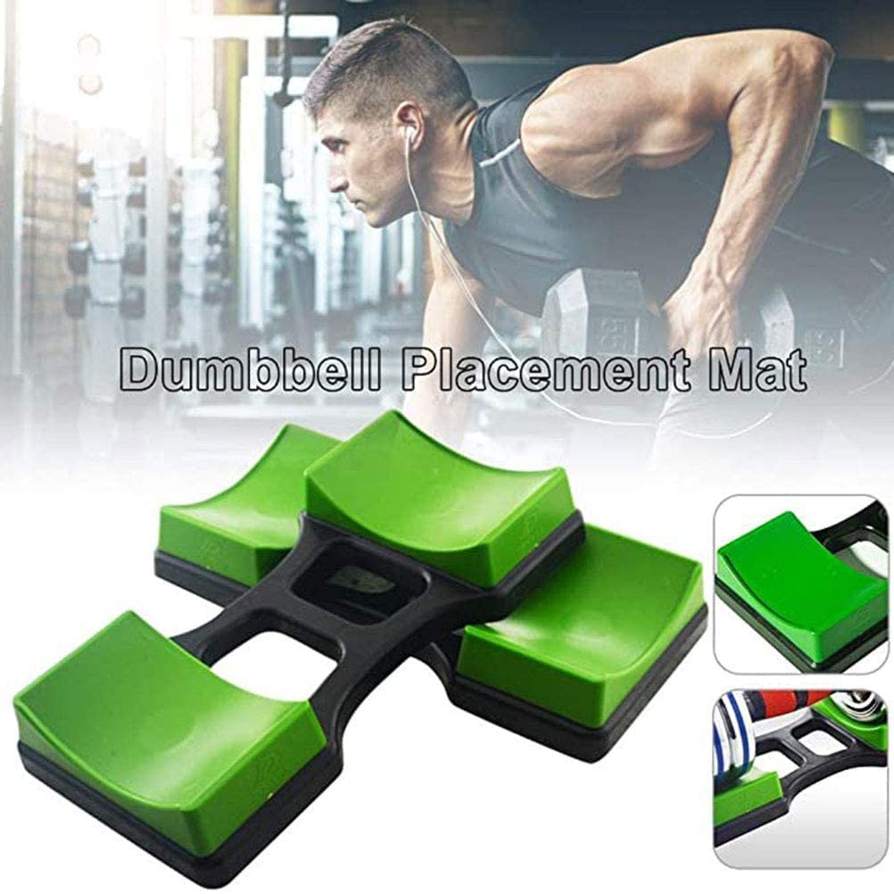 LATRAT 2 pezzi di supporto per manubri da palestra, supporto per manubri piccoli da utilizzare per posizionare pesi fitness a casa