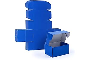 PHAREGE Mini Shoe Boxes for Party Favors: Blue Beauty and Functionality at Your Fingertips