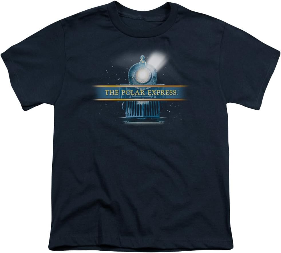 A&E Designs Kids The Polar Express T-Shirt Train Logo Youth Shirt