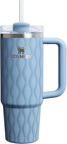 Miniatura 175 de STANLEY Quencher H2.0 - Vaso con asa y popote de 30 onzas Tapa de 3 posiciones Flowstate Compatible con portavasos para viajes Taza de acero